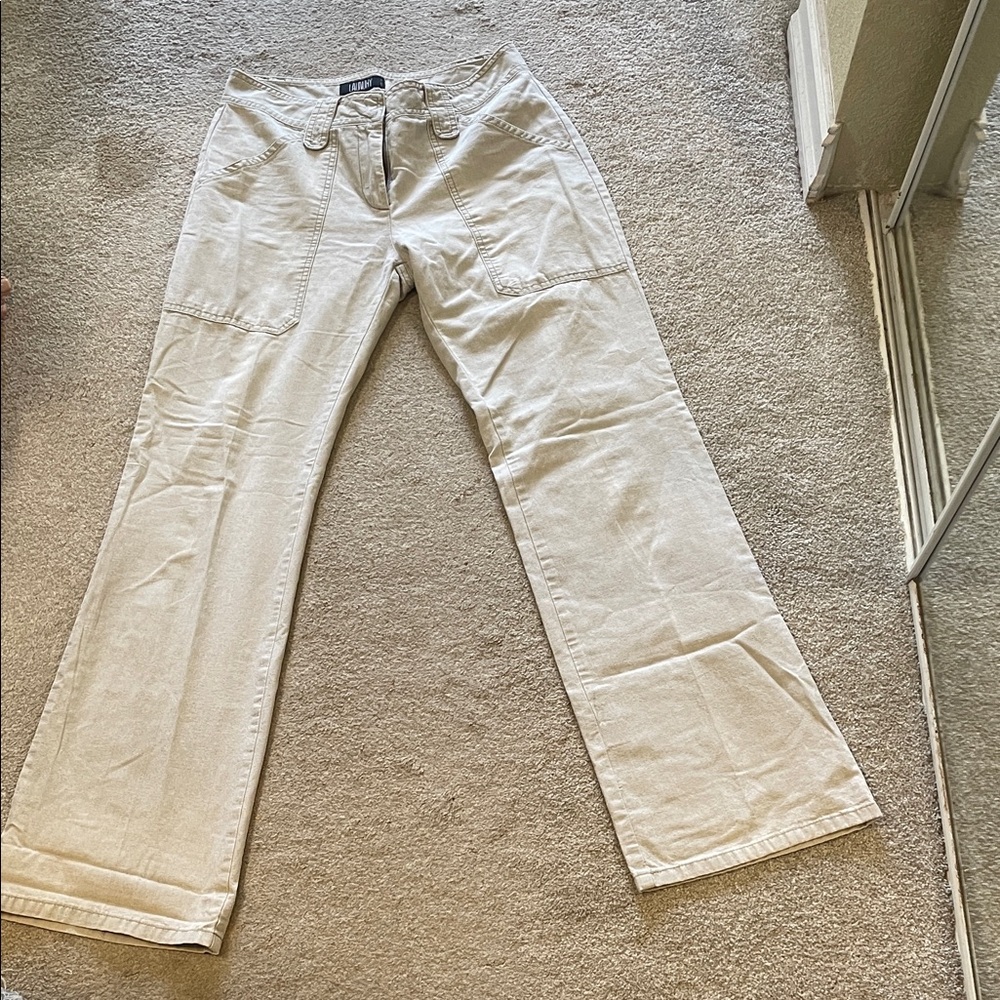 Laundry by Design Cream Boot Cut Pants